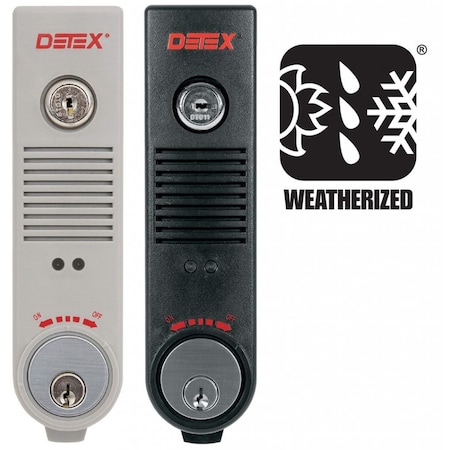 Detex Weatherized Surface Mount Battery Alarm EAX500W
